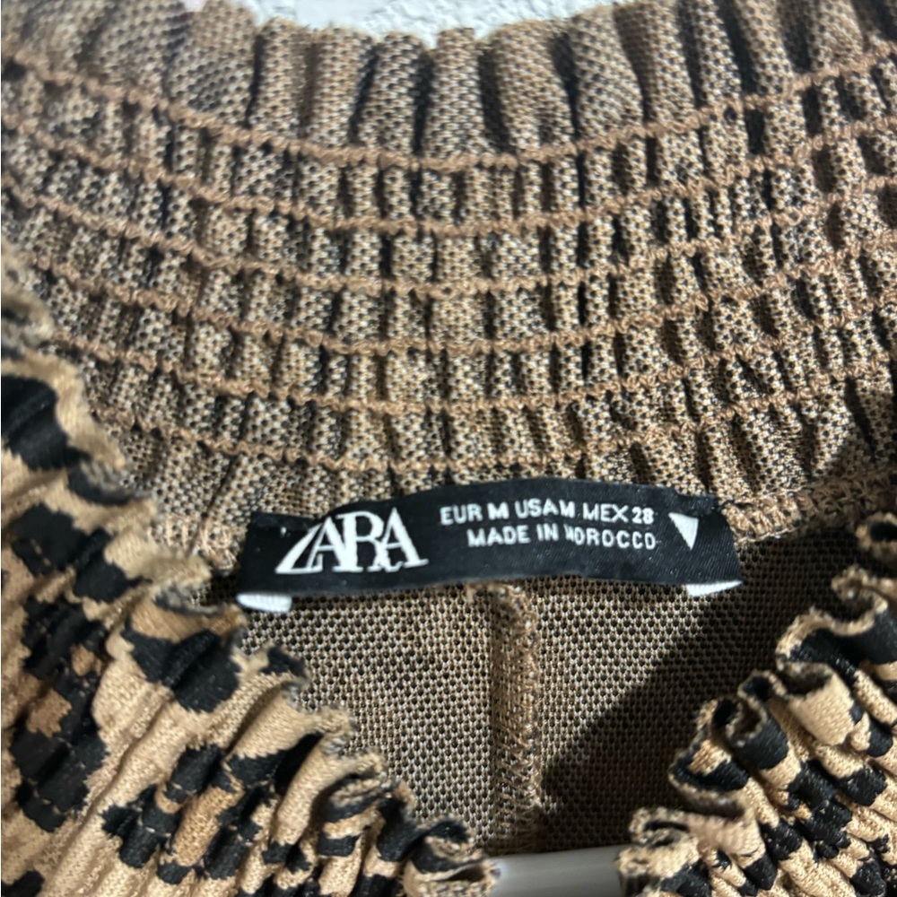 Medium Zara leopard print dress.